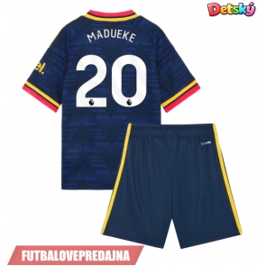 Lacne Dětský Futbalové dres Arsenal Noni Madueke #20 2026-27 Krátky Rukáv - Preč (+ trenírky)